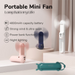 Portable Fan Mini Handheld Fan with Power Bank Flashlight Feature