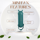 Portable Fan Mini Handheld Fan with Power Bank Flashlight Feature