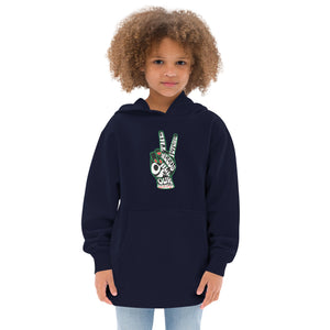 "The World Needs All Of Our Hands" Kids fleece hoodie