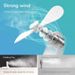 Portable Fan Mini Handheld Fan with Power Bank Flashlight Feature