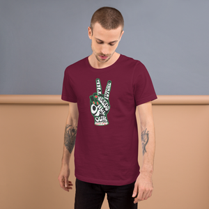 "The Future Needs All Of Our Hands" Unisex t-shirt
